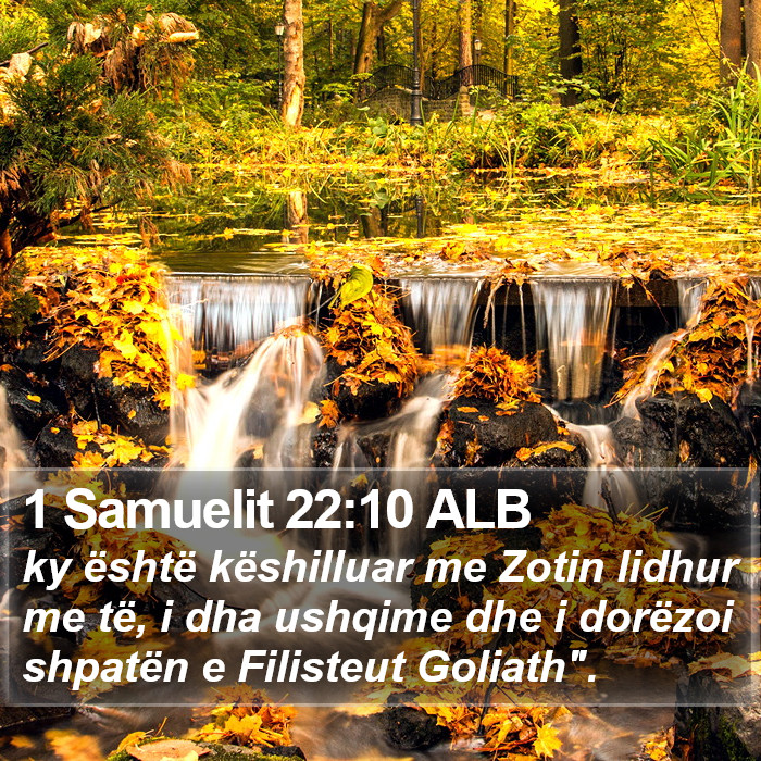 1 Samuelit 22:10 ALB Bible Study