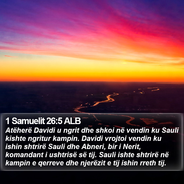 1 Samuelit 26:5 ALB Bible Study