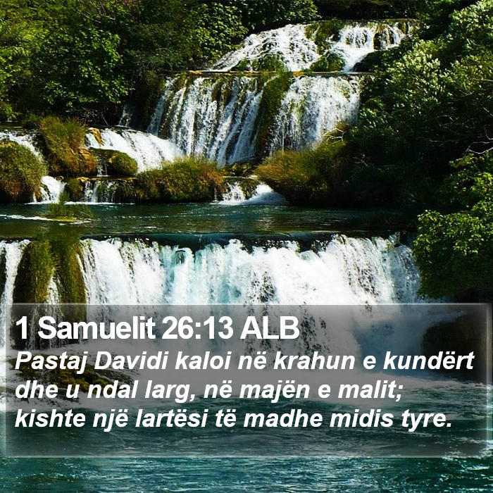 1 Samuelit 26:13 ALB Bible Study