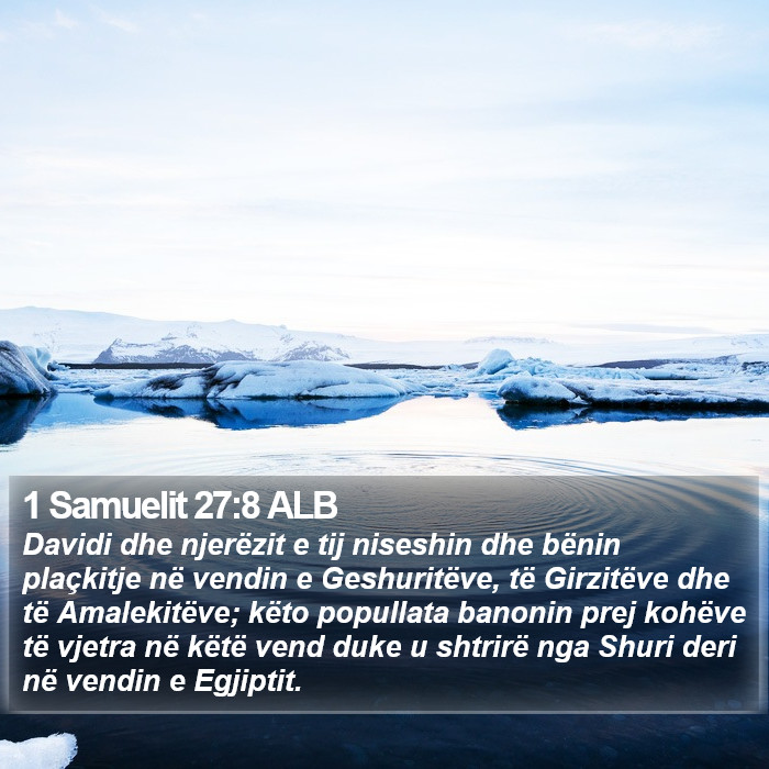 1 Samuelit 27:8 ALB Bible Study