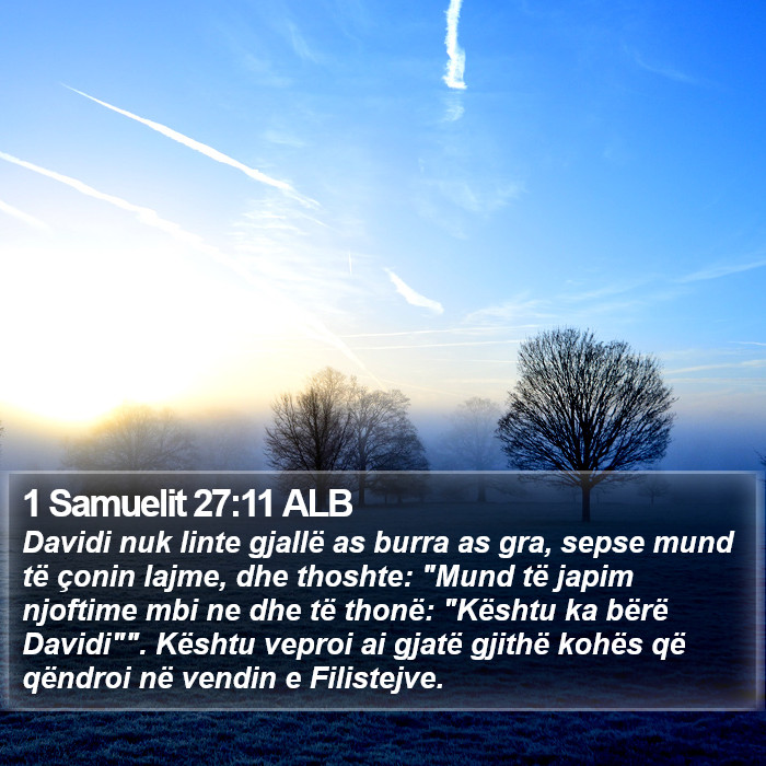 1 Samuelit 27:11 ALB Bible Study