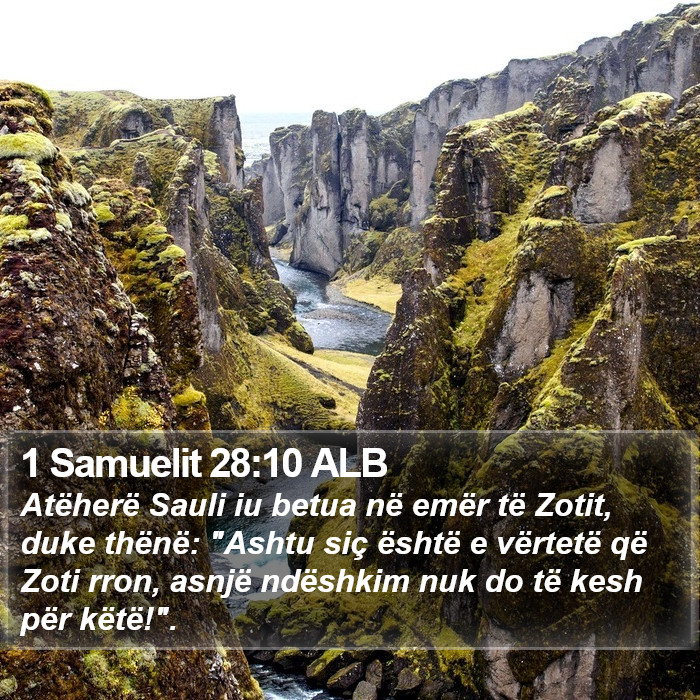 1 Samuelit 28:10 ALB Bible Study