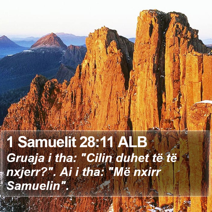 1 Samuelit 28:11 ALB Bible Study
