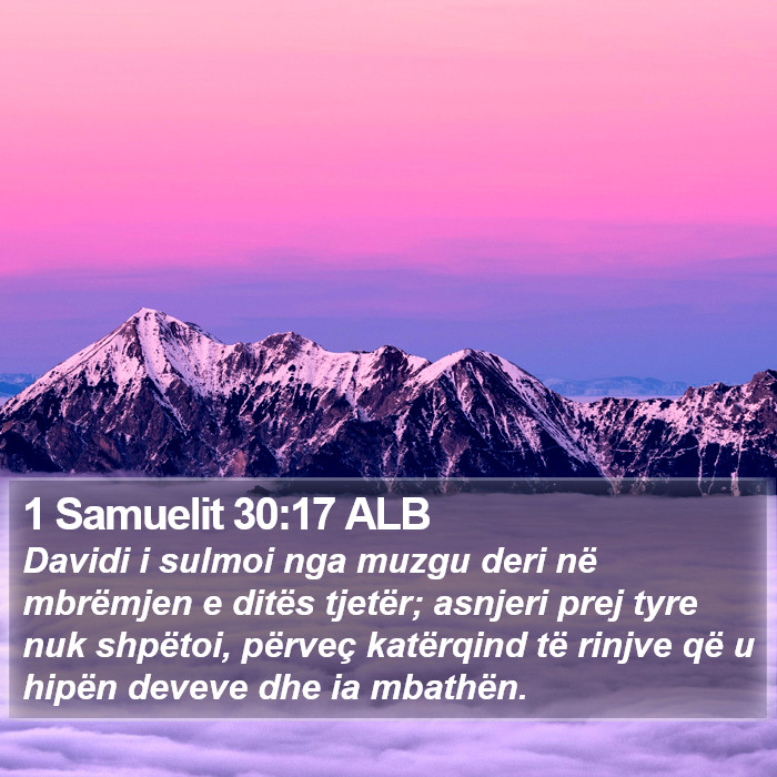 1 Samuelit 30:17 ALB Bible Study