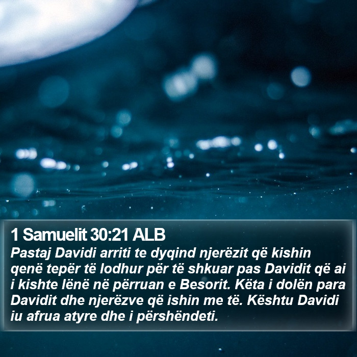 1 Samuelit 30:21 ALB Bible Study