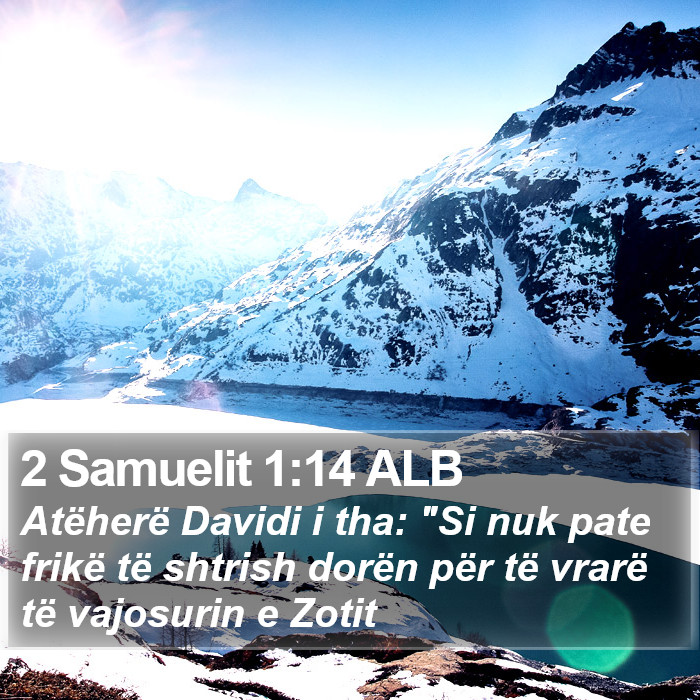 2 Samuelit 1:14 ALB Bible Study