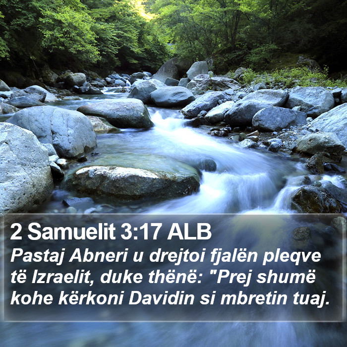 2 Samuelit 3:17 ALB Bible Study