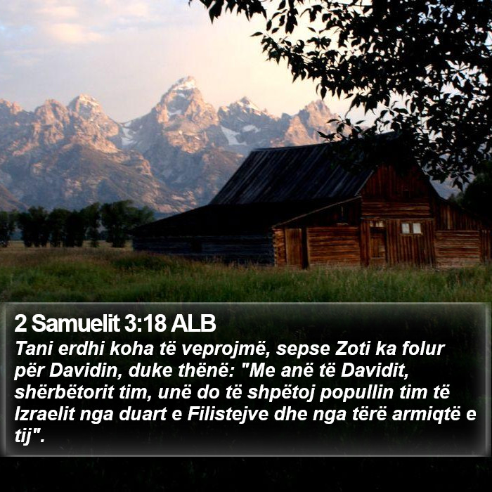 2 Samuelit 3:18 ALB Bible Study