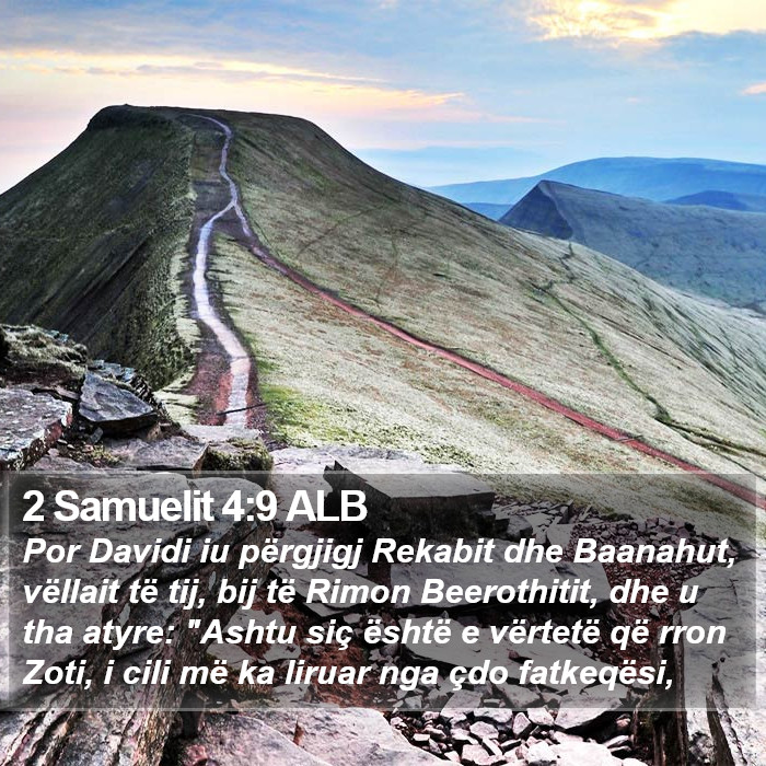 2 Samuelit 4:9 ALB Bible Study