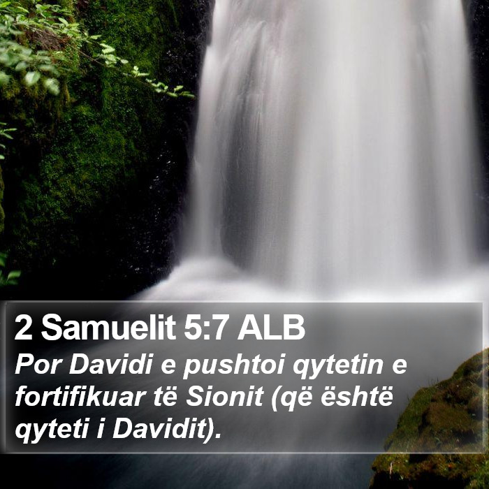 2 Samuelit 5:7 ALB Bible Study