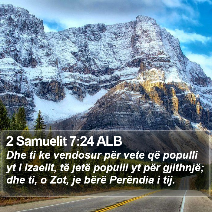 2 Samuelit 7:24 ALB Bible Study