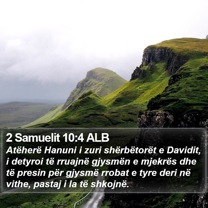 2 Samuelit 10:4 ALB Bible Study