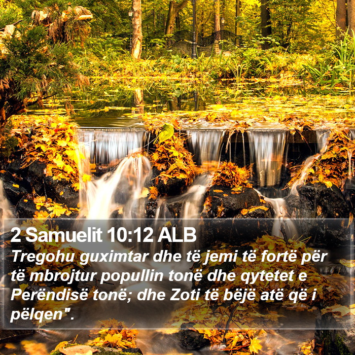 2 Samuelit 10:12 ALB Bible Study