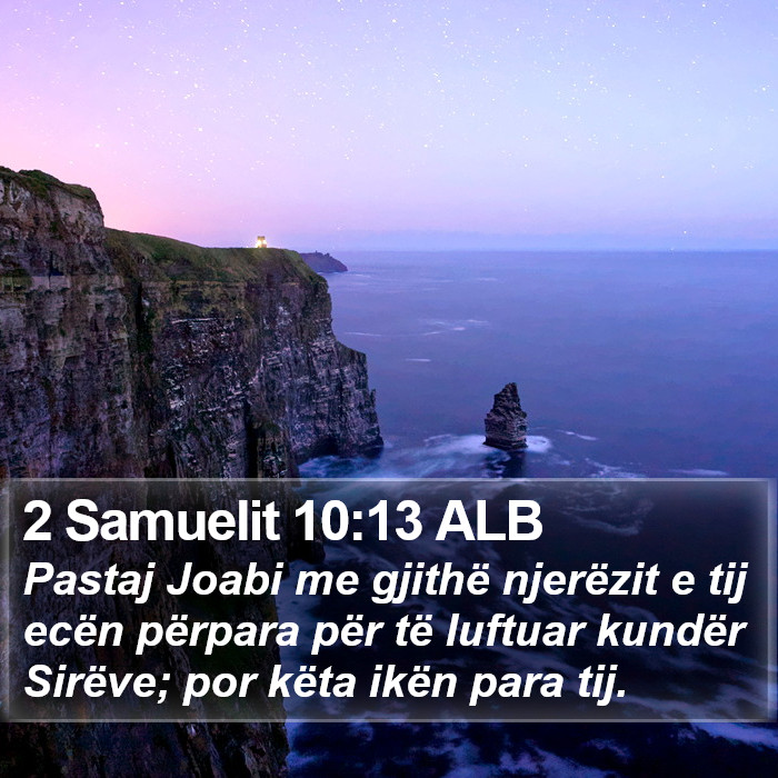 2 Samuelit 10:13 ALB Bible Study