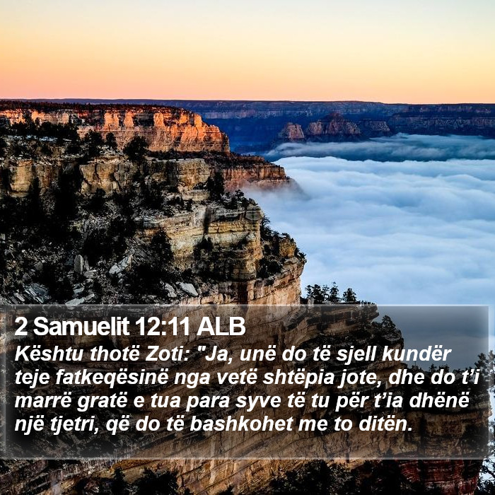 2 Samuelit 12:11 ALB Bible Study