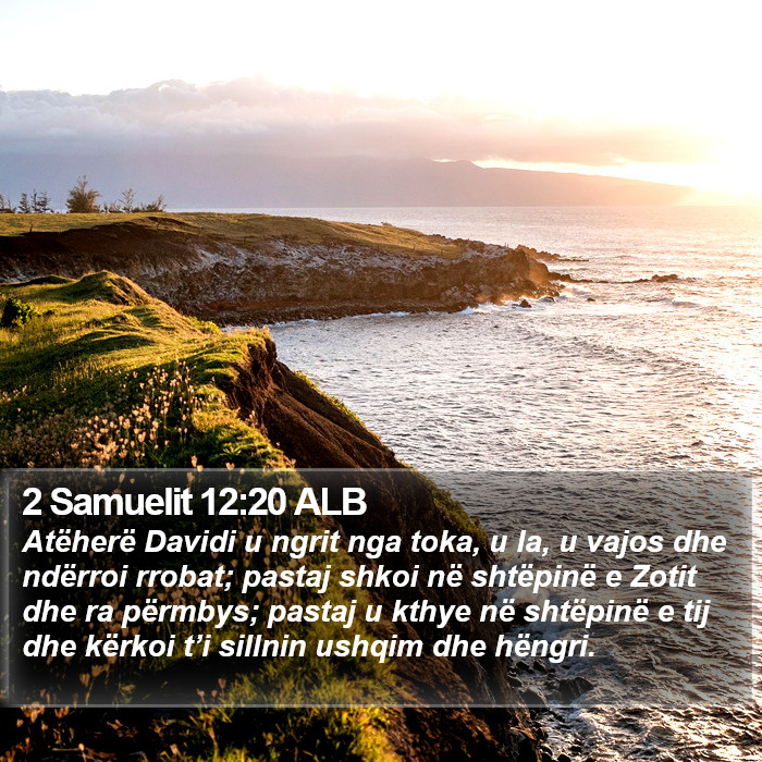 2 Samuelit 12:20 ALB Bible Study