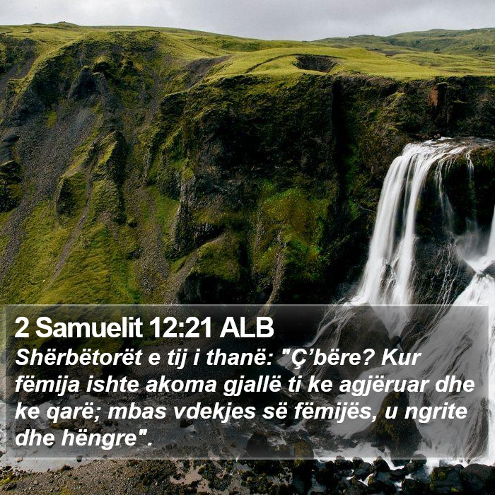 2 Samuelit 12:21 ALB Bible Study