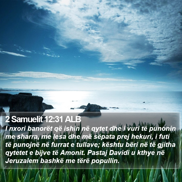 2 Samuelit 12:31 ALB Bible Study