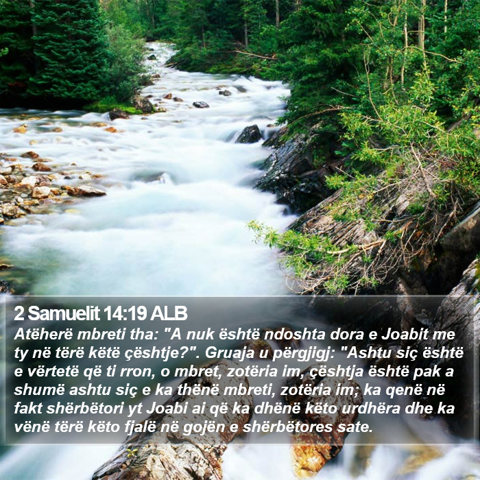 2 Samuelit 14:19 ALB Bible Study