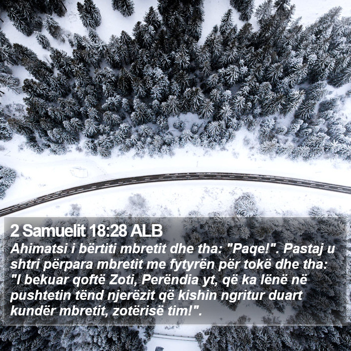 2 Samuelit 18:28 ALB Bible Study