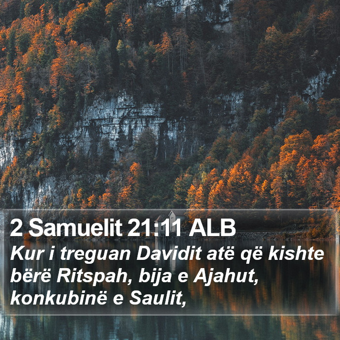 2 Samuelit 21:11 ALB Bible Study
