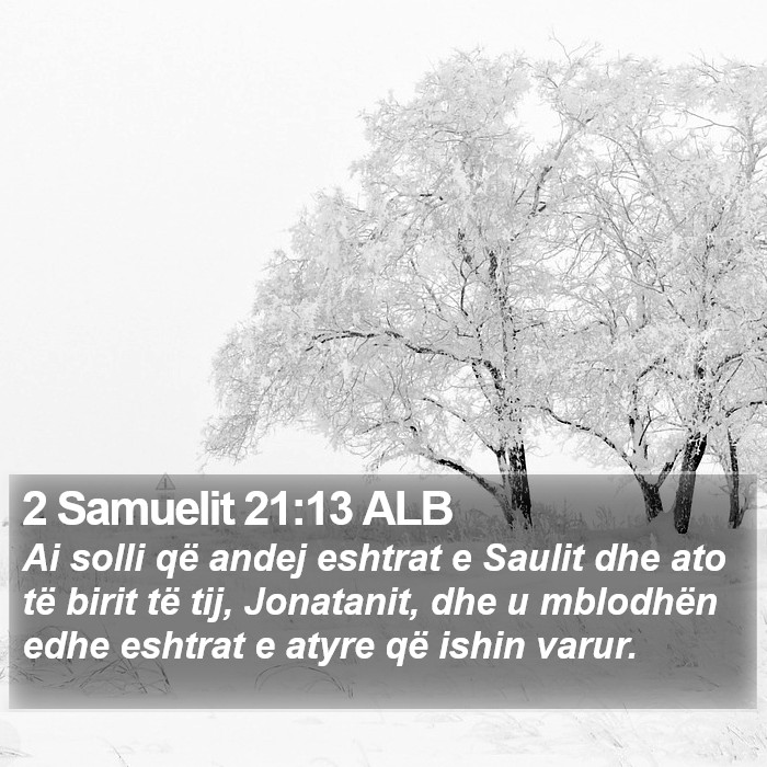 2 Samuelit 21:13 ALB Bible Study