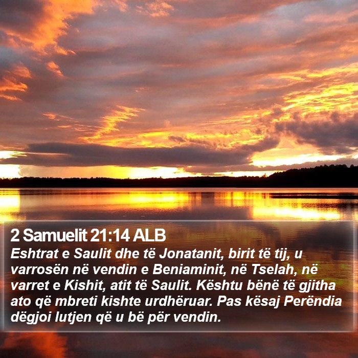 2 Samuelit 21:14 ALB Bible Study