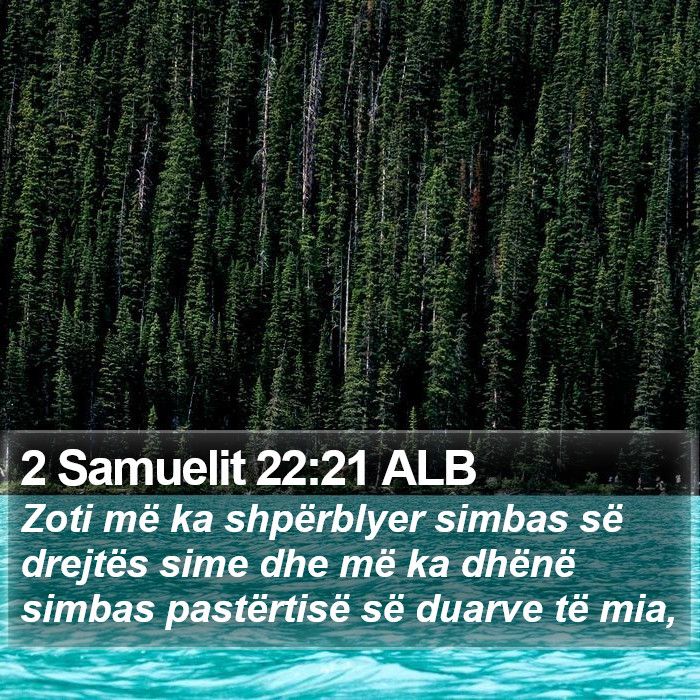 2 Samuelit 22:21 ALB Bible Study