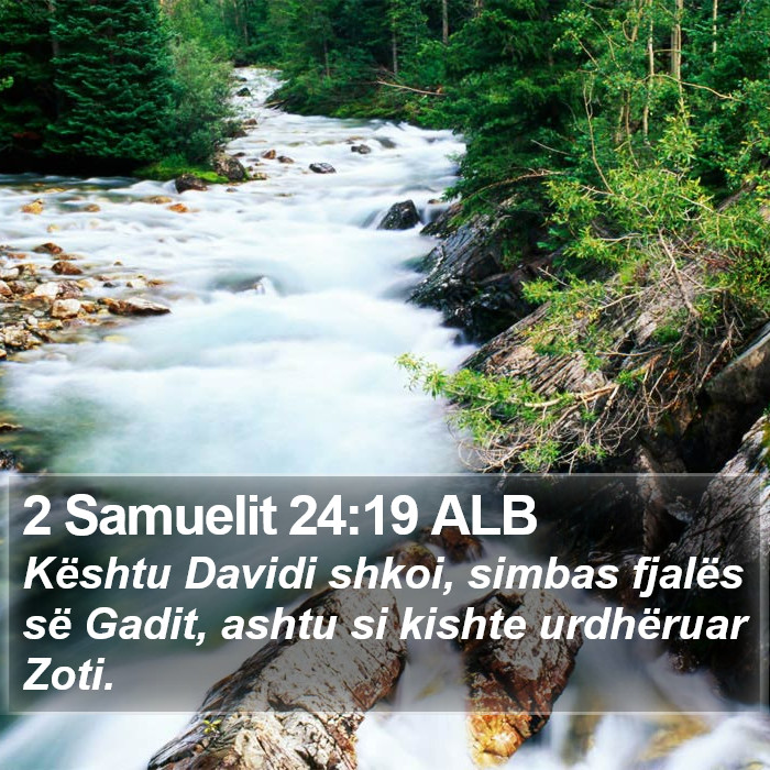 2 Samuelit 24:19 ALB Bible Study