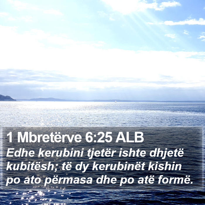 1 Mbretërve 6:25 ALB Bible Study