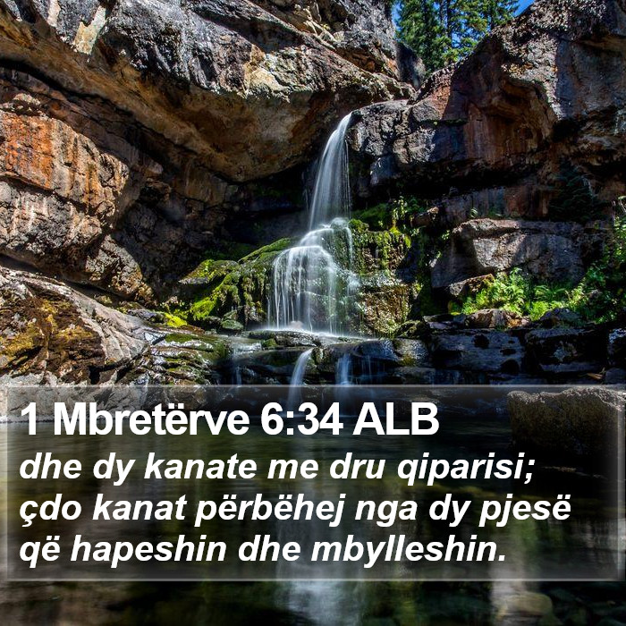 1 Mbretërve 6:34 ALB Bible Study