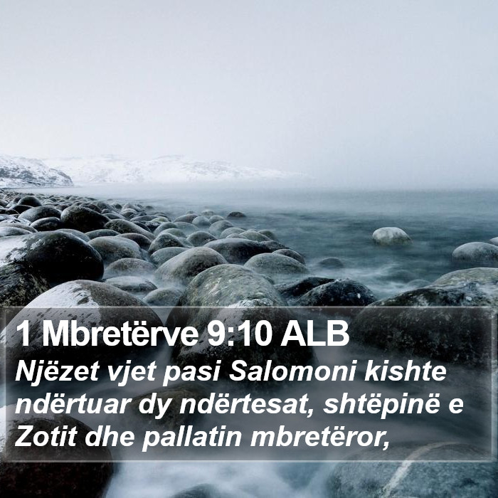 1 Mbretërve 9:10 ALB Bible Study