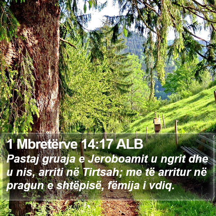 1 Mbretërve 14:17 ALB Bible Study