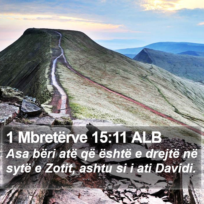 1 Mbretërve 15:11 ALB Bible Study