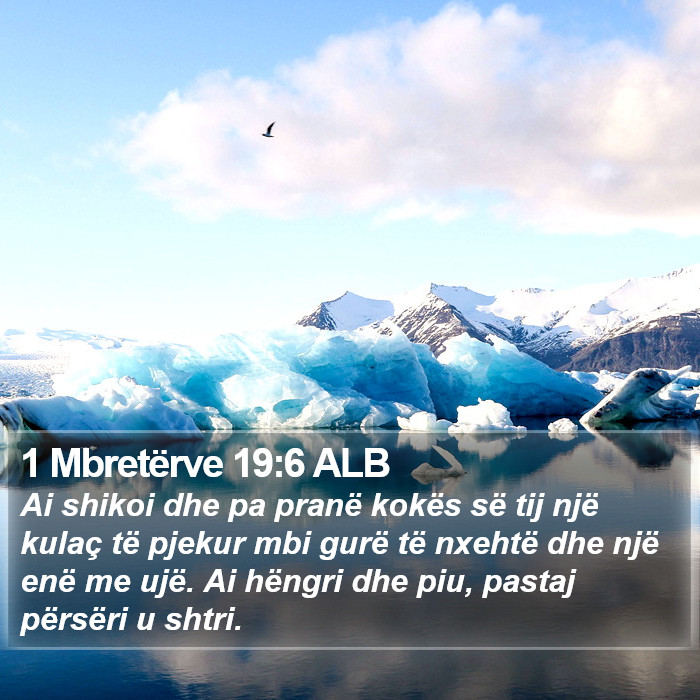 1 Mbretërve 19:6 ALB Bible Study