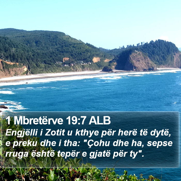 1 Mbretërve 19:7 ALB Bible Study