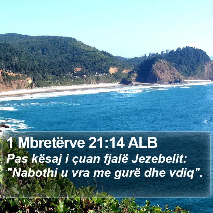 1 Mbretërve 21:14 ALB Bible Study