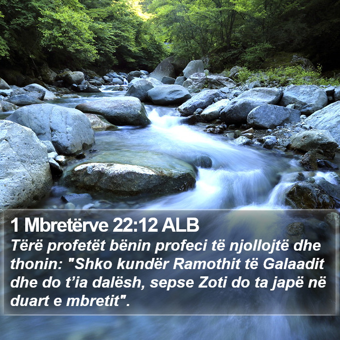 1 Mbretërve 22:12 ALB Bible Study