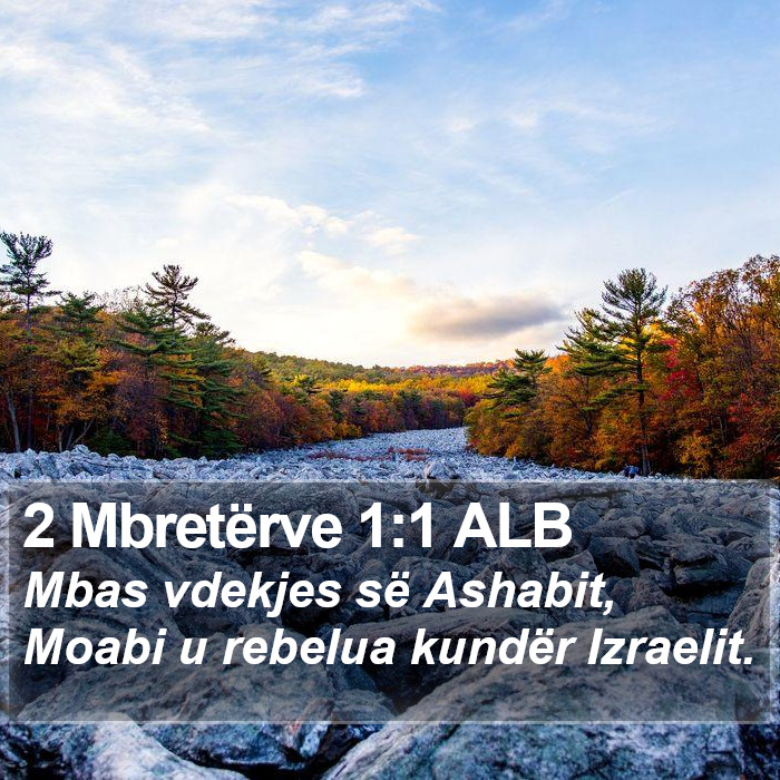 2 Mbretërve 1:1 ALB Bible Study