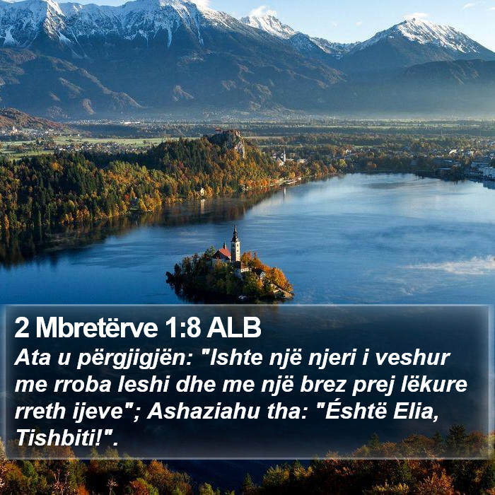 2 Mbretërve 1:8 ALB Bible Study