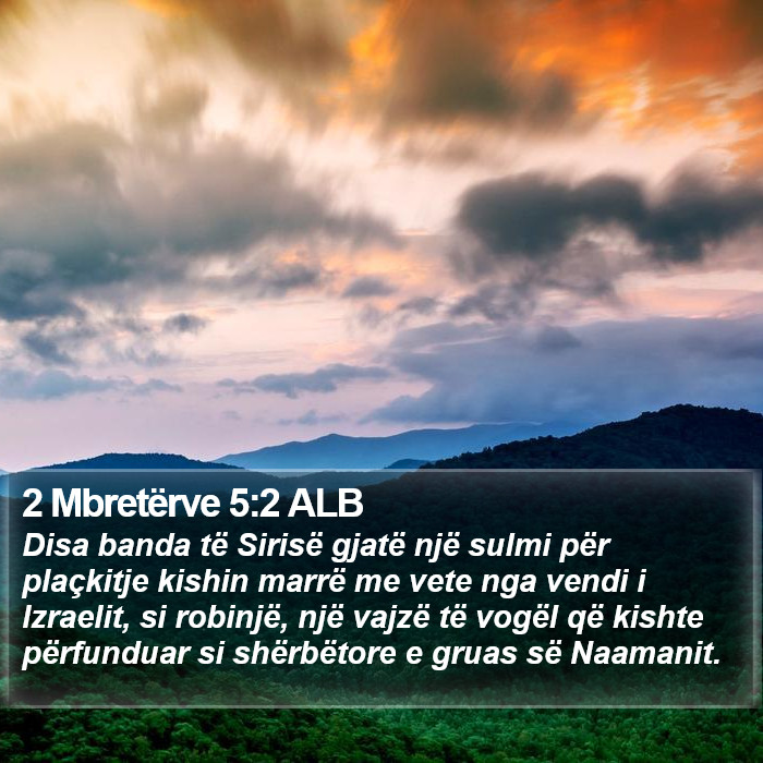 2 Mbretërve 5:2 ALB Bible Study