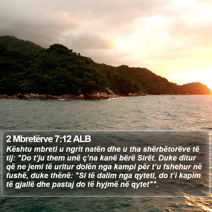 2 Mbretërve 7:12 ALB Bible Study