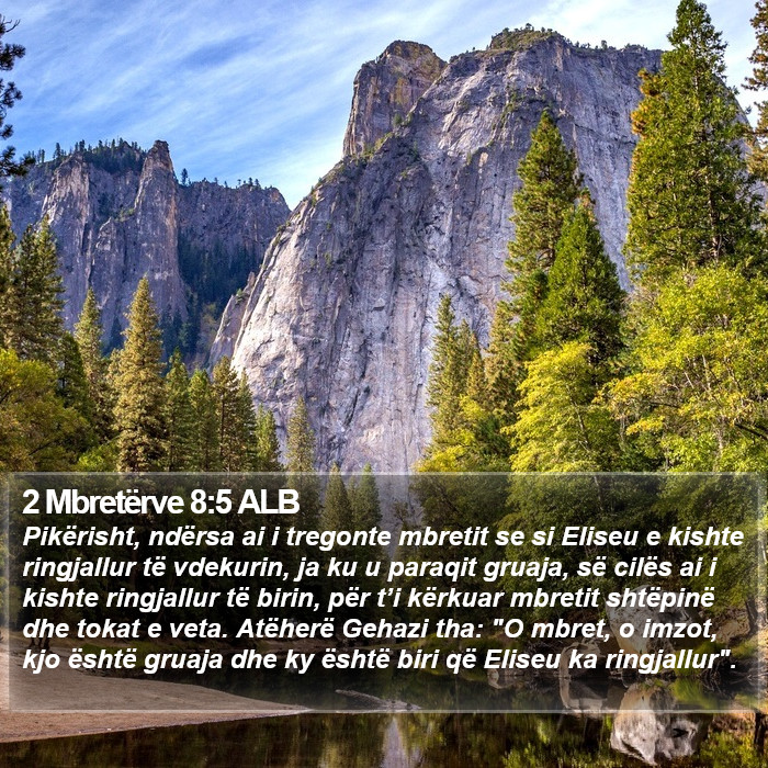 2 Mbretërve 8:5 ALB Bible Study