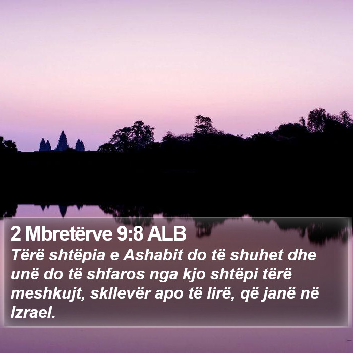 2 Mbretërve 9:8 ALB Bible Study