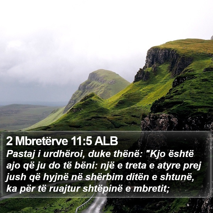 2 Mbretërve 11:5 ALB Bible Study