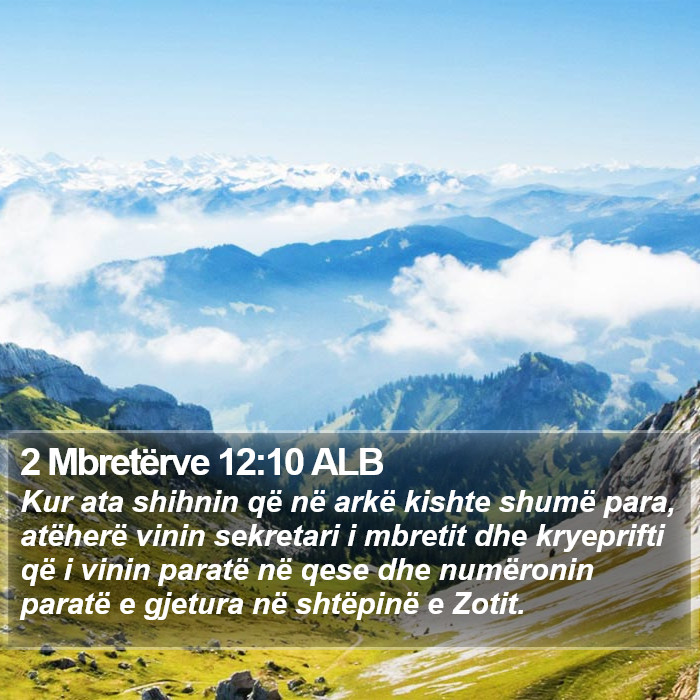 2 Mbretërve 12:10 ALB Bible Study