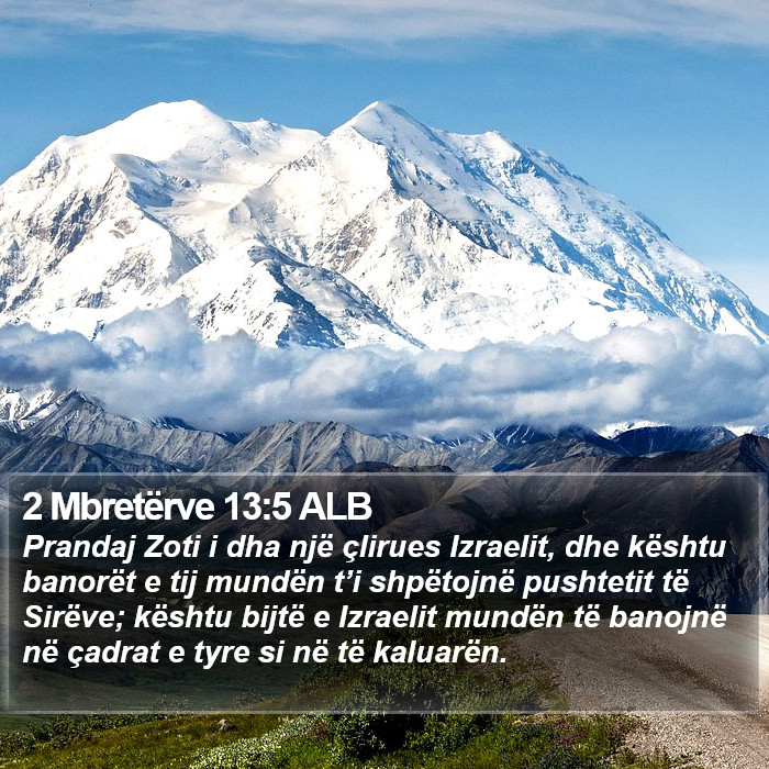 2 Mbretërve 13:5 ALB Bible Study