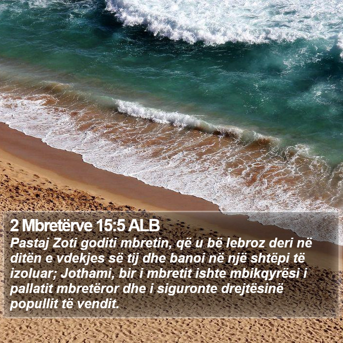 2 Mbretërve 15:5 ALB Bible Study