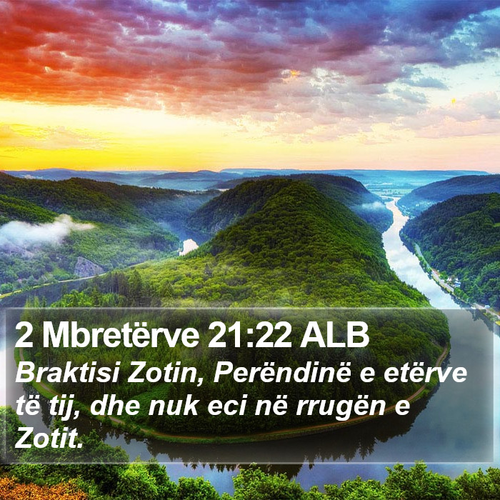 2 Mbretërve 21:22 ALB Bible Study