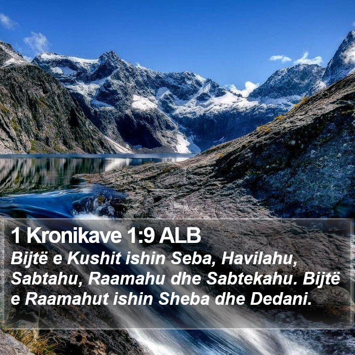 1 Kronikave 1:9 ALB Bible Study